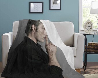 HUGE BEST PRICE Mads Mikkelsen Blanket Fleece Travelling  Birthday Gifts Valentines Day