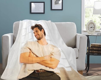 HUGE BEST PRICE Ben Barnes Throw Blanket Fleece Birthday Gifts