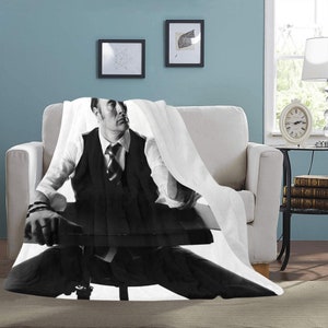 HUGE BEST PRICE Mads Mikkelsen Blanket Fleece Travelling  Birthday Gifts Valentines Day