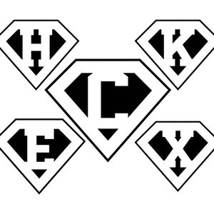 Paquete de alfabeto de superhéroes SVG PNG, alfabeto de superhéroe SVG, fuente de superhéroe SVG, letra de superhéroe SVG, fuente de cómic para niños SVG, PNG, DXF, Cricut