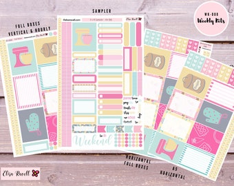 Baking, Sticker Kits, Weekly Kits, Vertical Kit, Horizontal Kit, Hourly Kit, Functional Stickers, 7x9 Life Planner, Kit 88