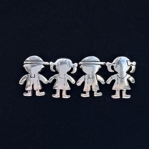 Baby Earrings – Girl & Boy Studs, Twins Earrings, Kids Jewelry, Family Charm, Baby Girl Earrings, Children Gift, Cute Children Gift