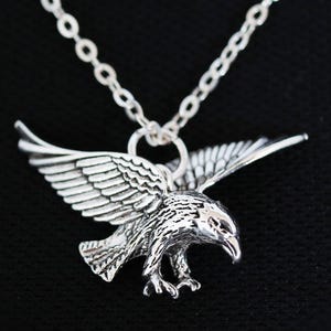 Vivance Kettenanhänger »925 Sterling Silber Oxydiert Adler