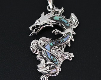 Ciondolo Drago Alato In Argento Sterling 925, Gioielli - Foto 13