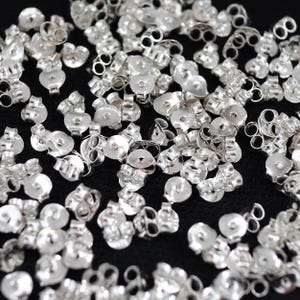 10 Paare von 925 Sterling Silber Ohrringträger, Ohrmuttern, Butterfly Backs Zubehoer, Ohrringträger, Ohrringmutter Stopper