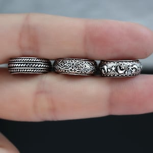 Aros Bali pequeños de plata de ley 925, mini aros, gruesos, tipo dormilona, de 15 mm