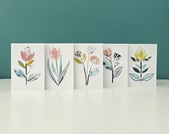 Floral Greeting Cards / Greeting Cards, Blank Cards, multipack of cards - cards for any occasion