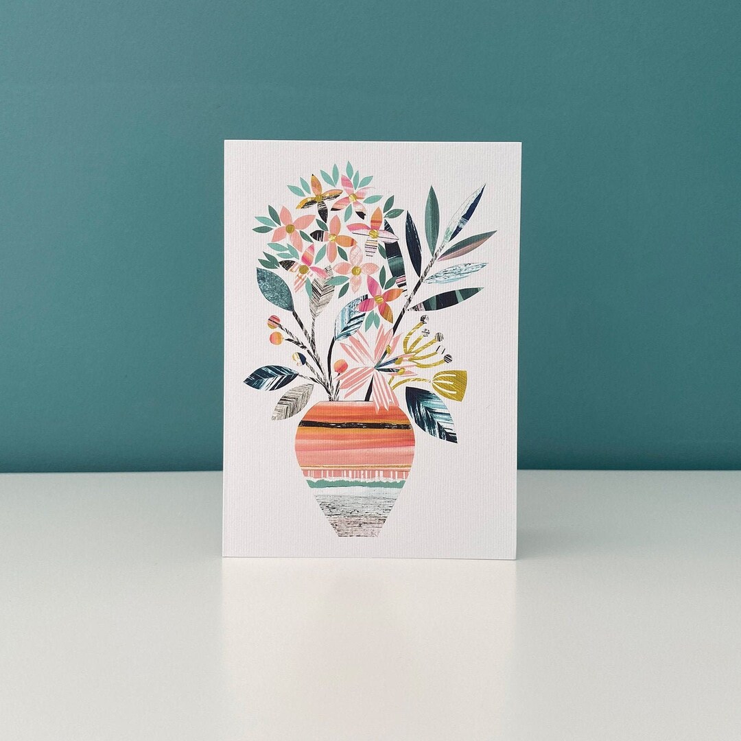 Floral Greeting Cards / Spring Flowers Greeting Cards , Variety of ...