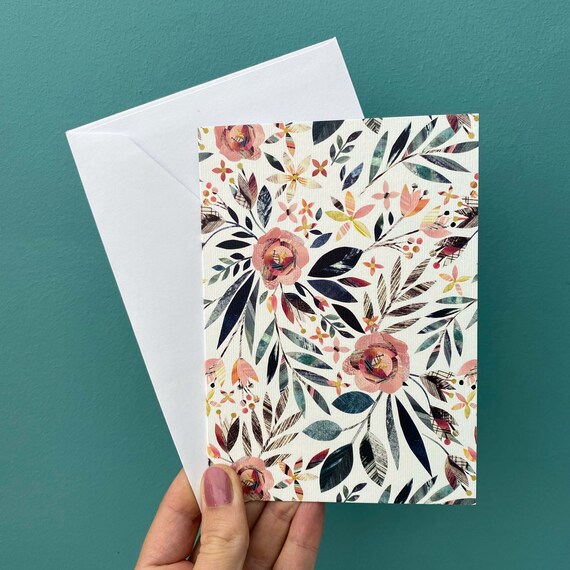 Cottage Garden Card Blank Cottage Garden Card Blank