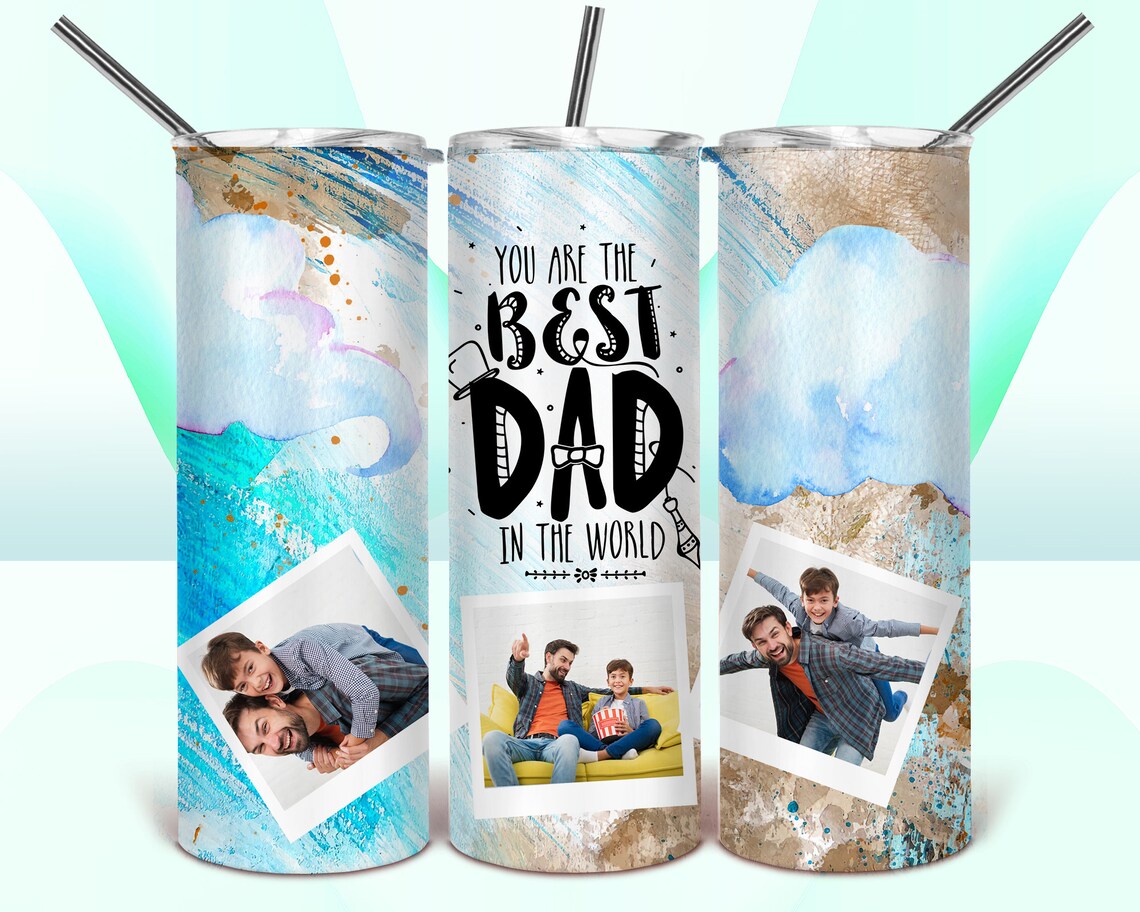 Tumbler Design Fathers Day PNG Sublimation Tumbler 20oz Father - Etsy