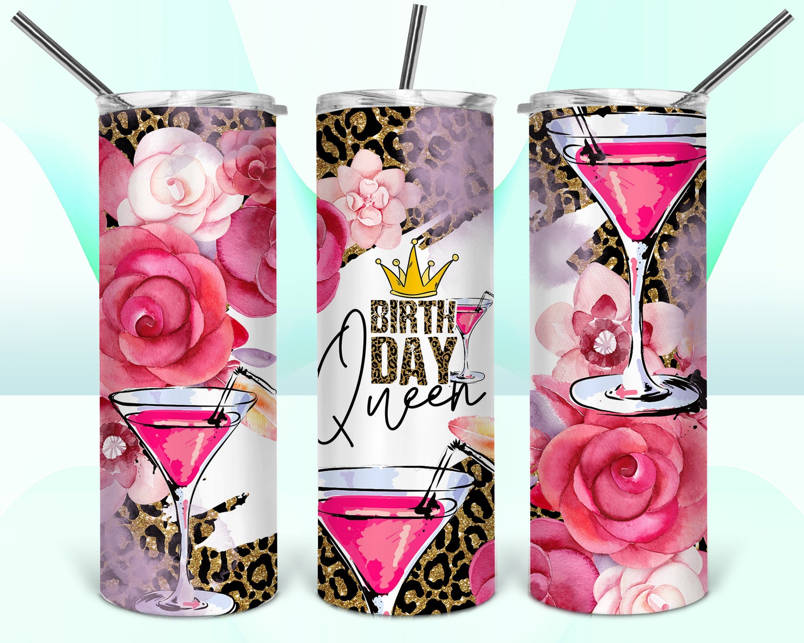 Tumbler Design Happy Birthday Bundle PNG Sublimation Tumbler Etsy España