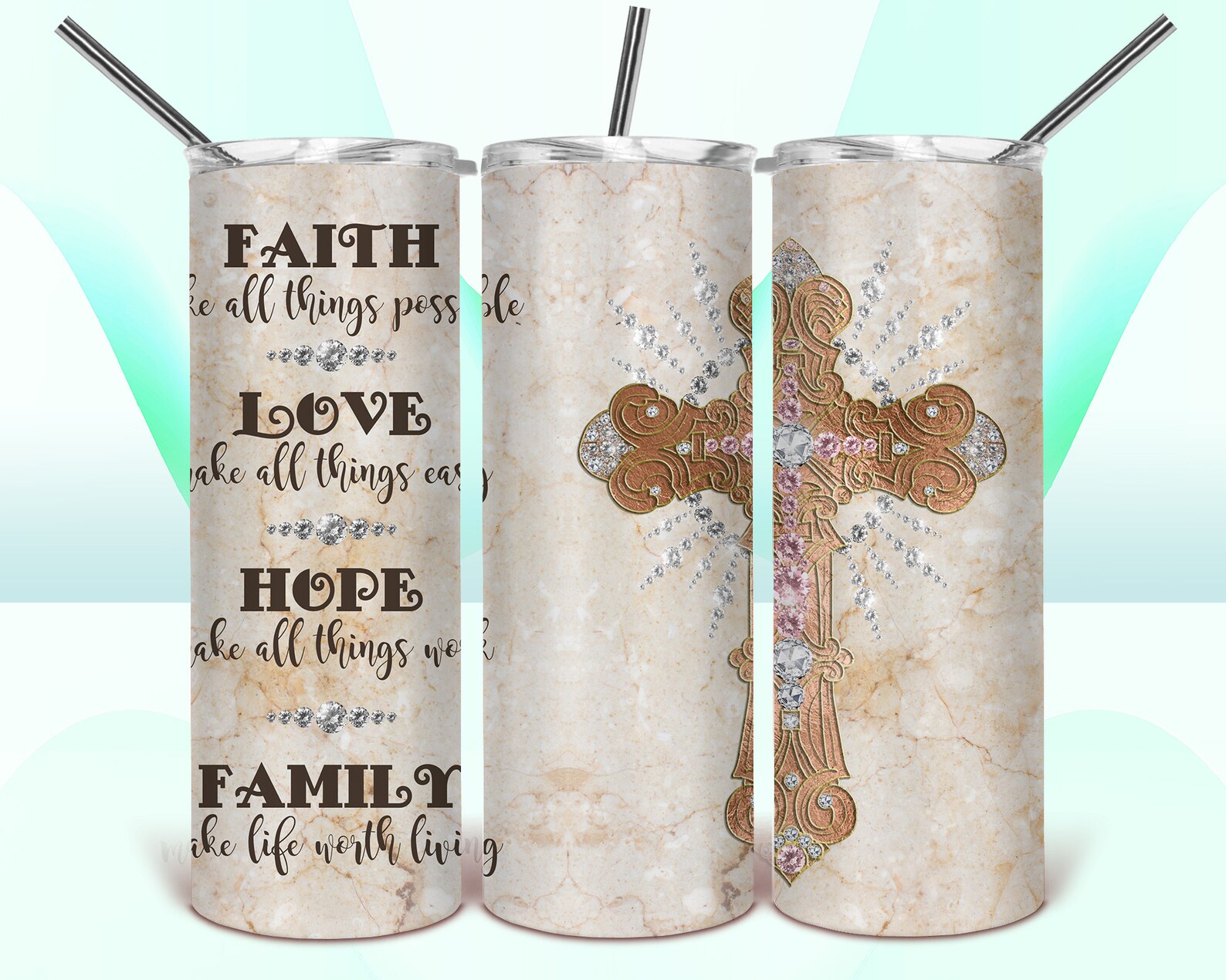 Tumbler Design Motivational Quote PNG Sublimation Tumbler 20oz Etsy