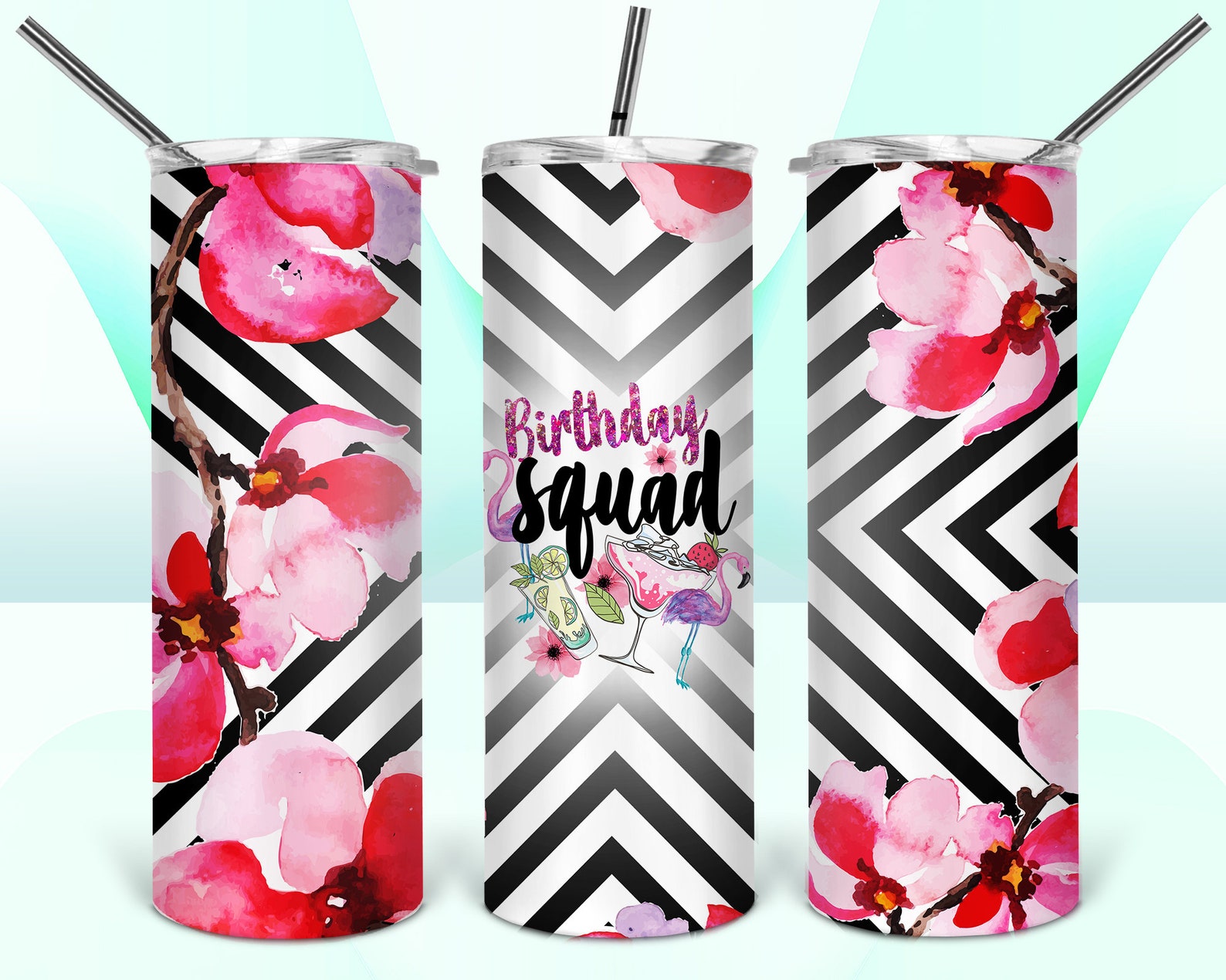 Tumbler Design Happy Birthday Bundle PNG Sublimation Tumbler Etsy España