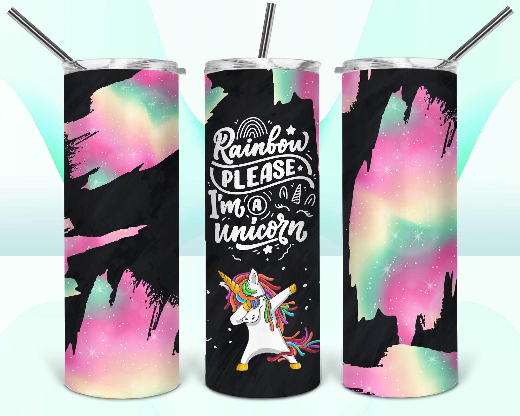 Tumbler Design Unicorn Motivational Quote PNG Sublimation Etsy UK