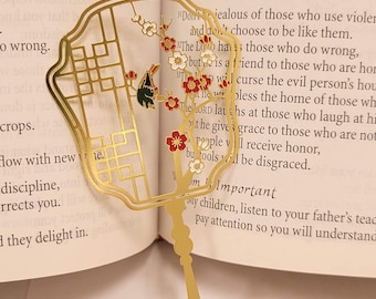 Metal Bookmark with Tassel | Chinese Style Metal Bookmarks | Hollowing Metal Bookmark | Animal and Flowers Metal Bookmark | Gift Ideas