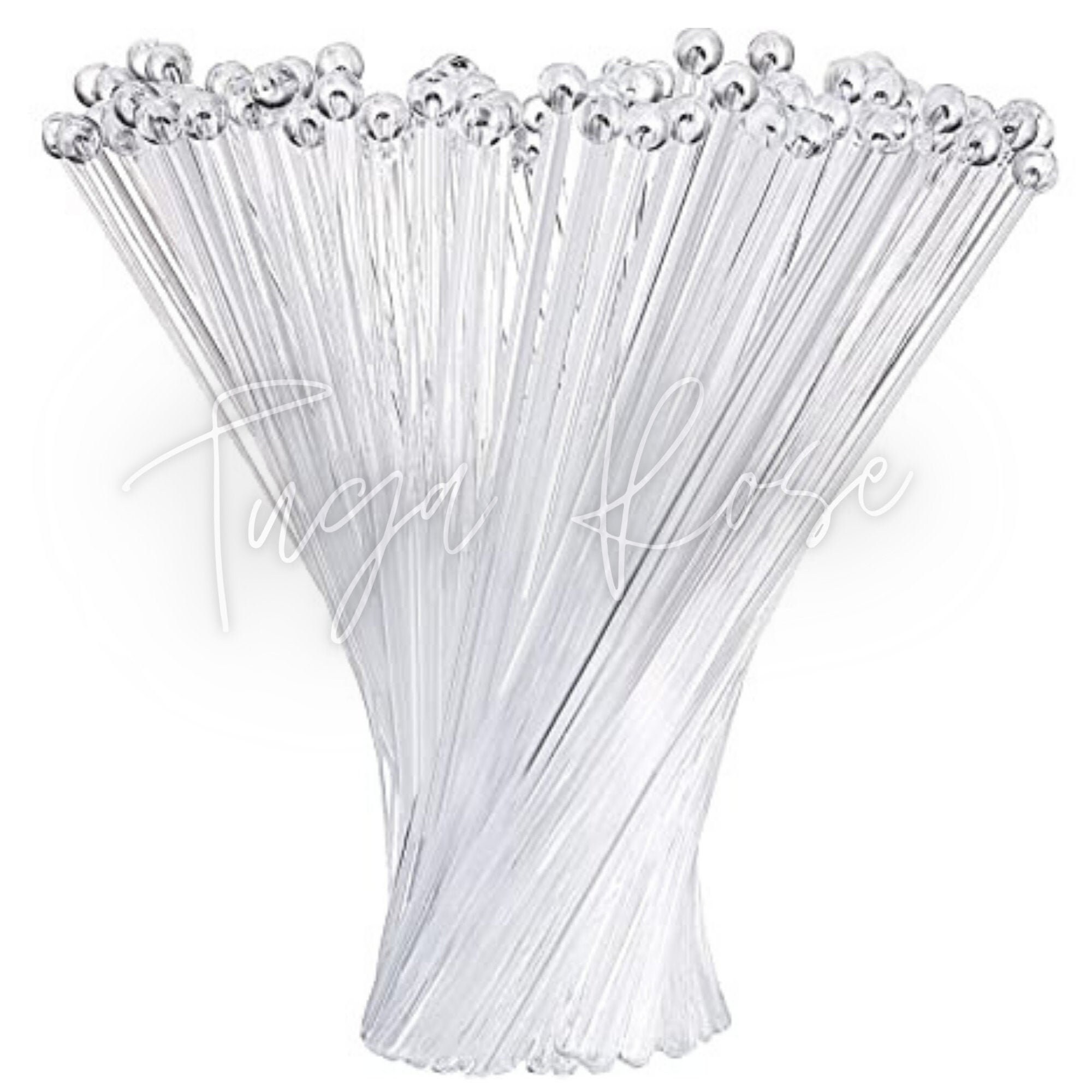 Clear Acrylic Cake Topper Sticks Transparent Skewers Resin Etsy