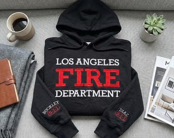 9-1-1 LAFD Embroidered Sweatshirt, Evan Buckley & Eddie Diaz Buddie Shirt, Funny Meme Crewneck, 9-1-1 TV Show Fan Gift
