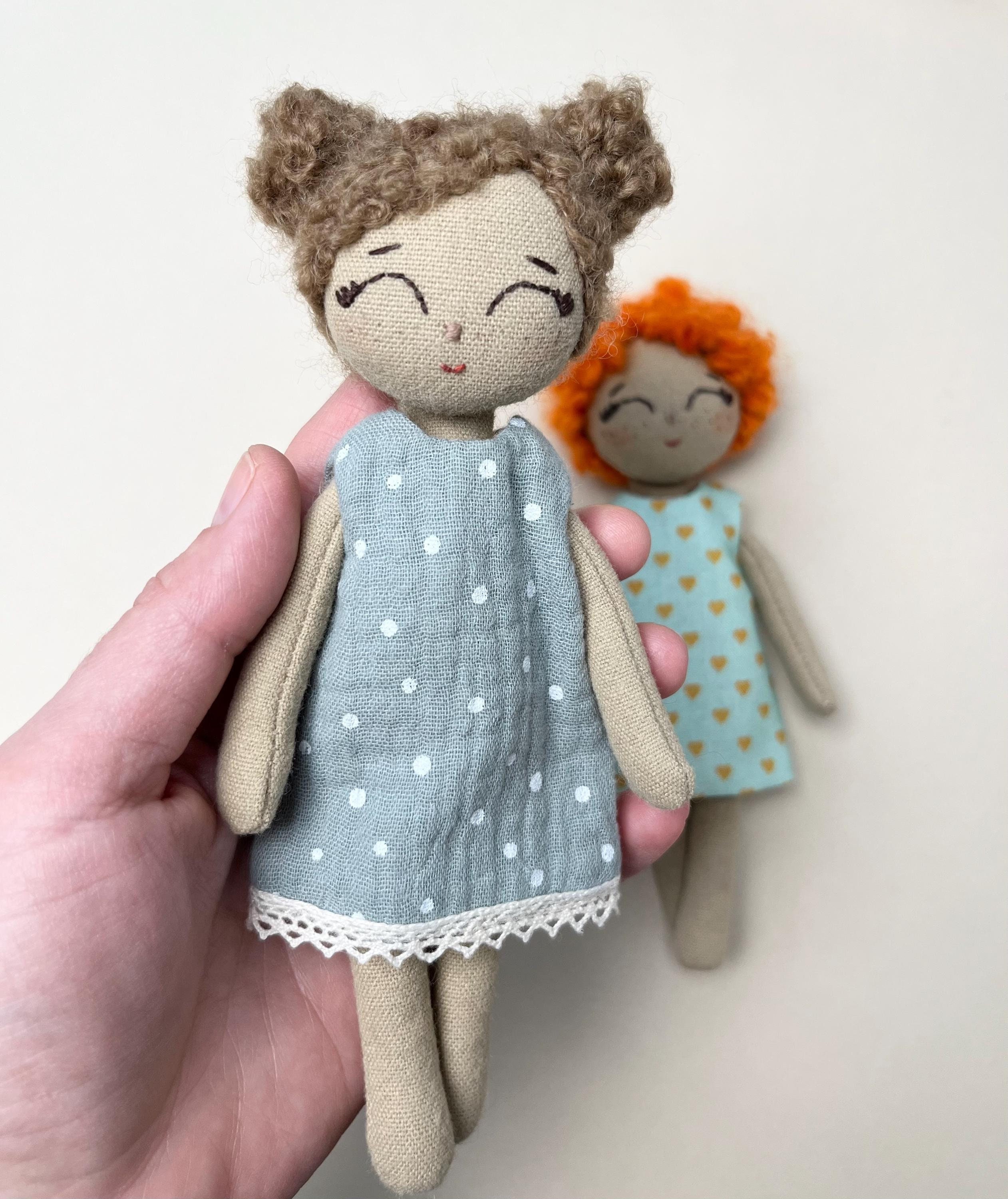 Tiny Soft Doll Pdf Pattern - Etsy