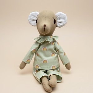 Patrón de costura de ratón de peluche: Animal de peluche DIY (Patrón PDF)