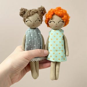 Wzór PDF na małą miękką lalkę