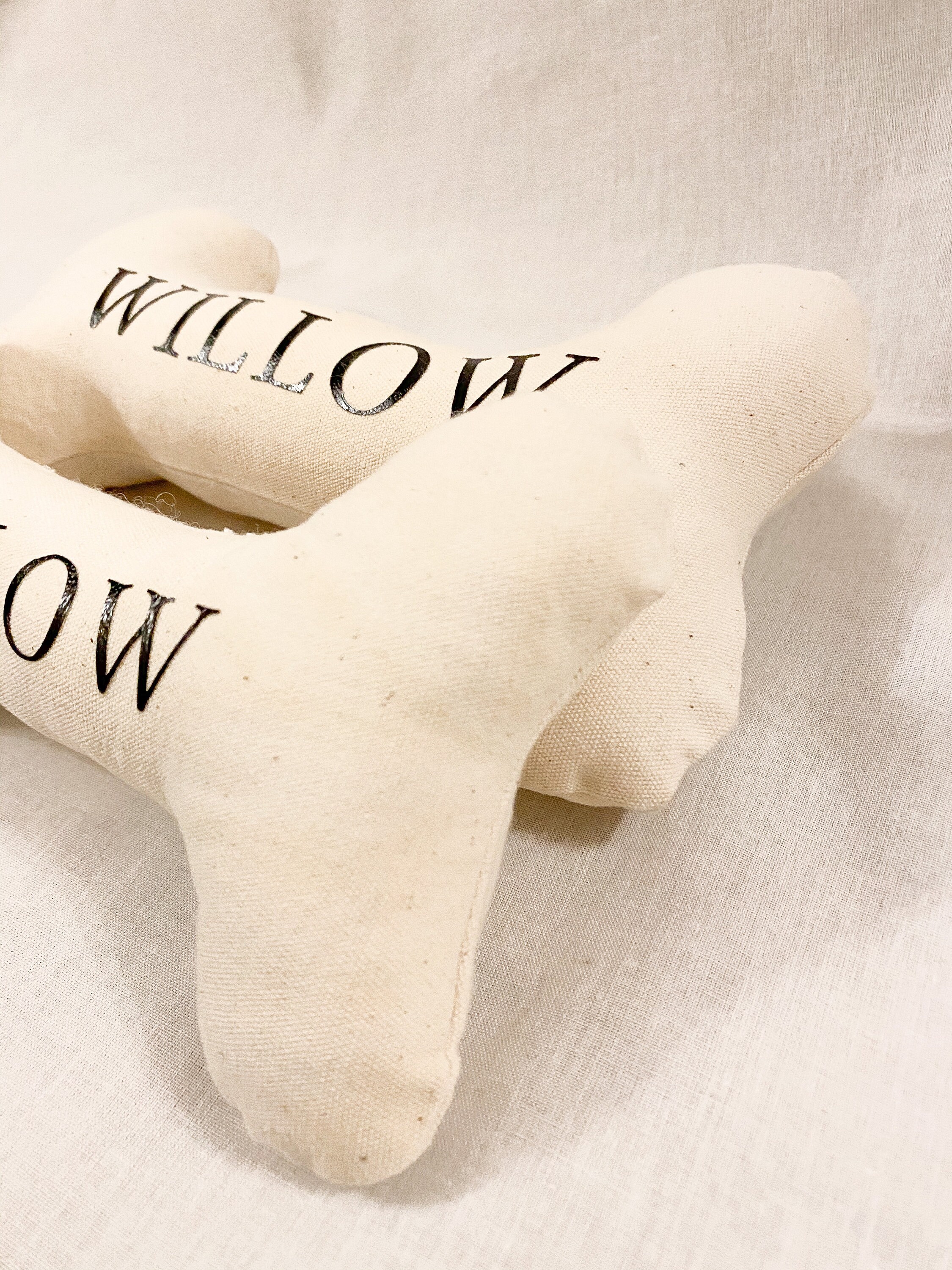 Handmade Personalised Dog Bone Toy Personalised Puppy Dog Etsy UK