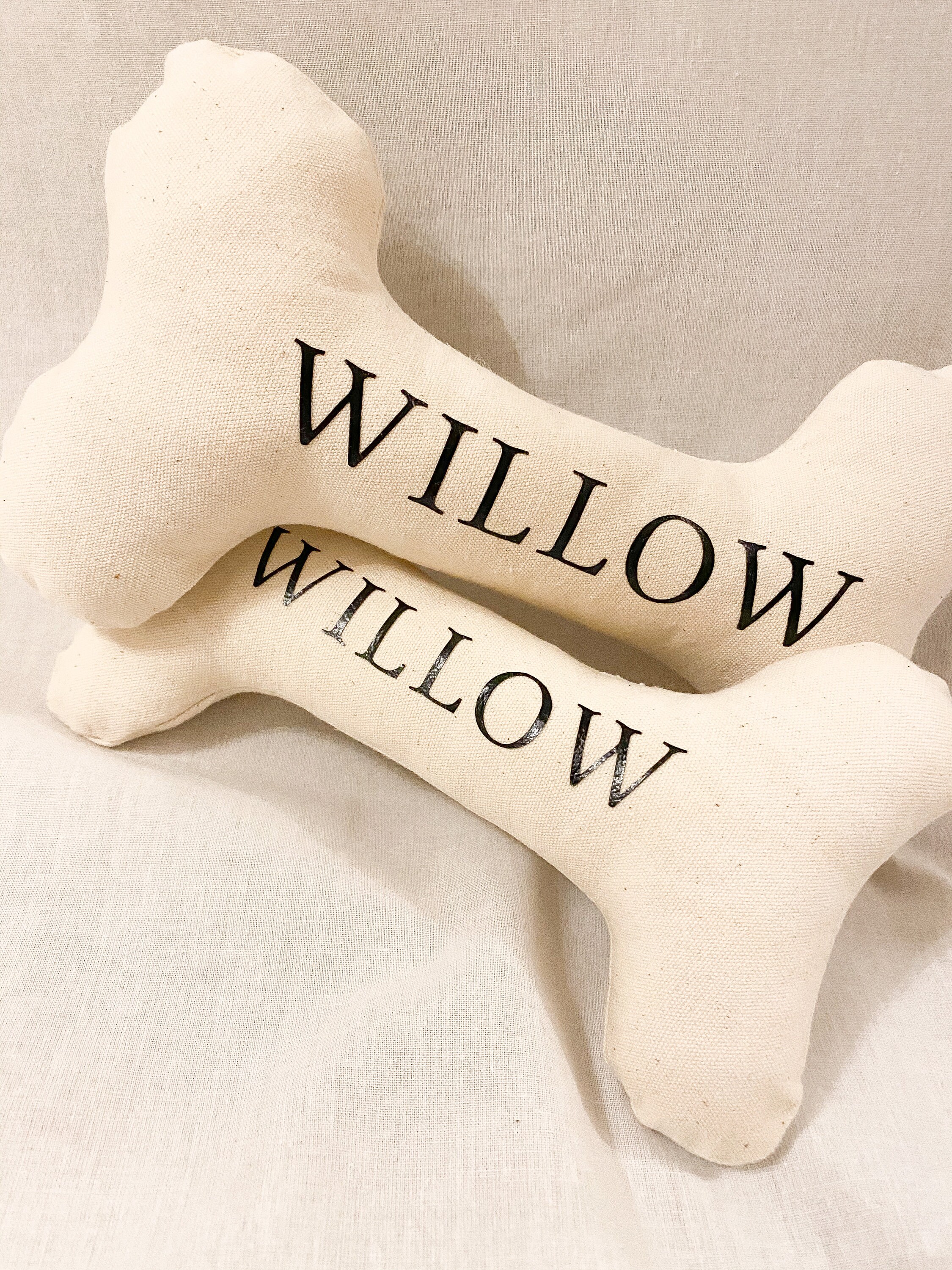 Handmade Personalised Dog Bone Toy Personalised Puppy Dog Etsy UK