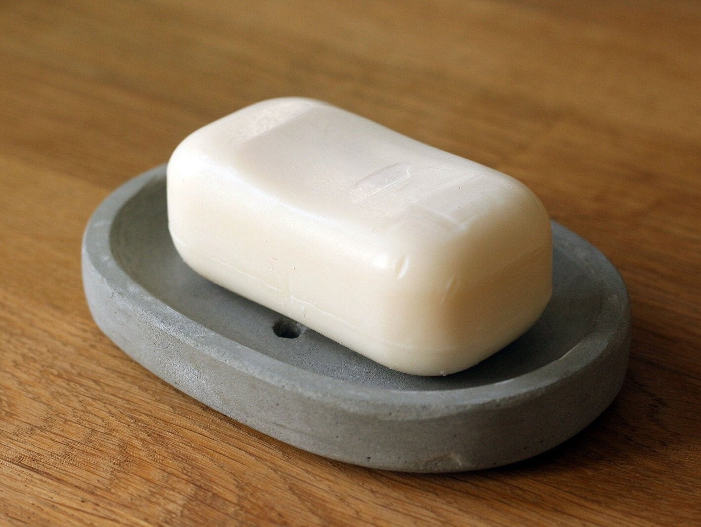 Handmade concrete soap dish with drainage holes Etsy