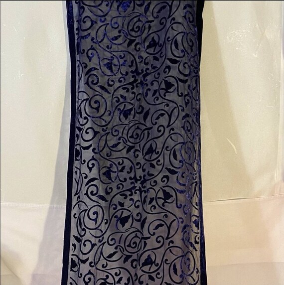 Givenchy Rare Vintage Velvet Scarf Like New - image 10