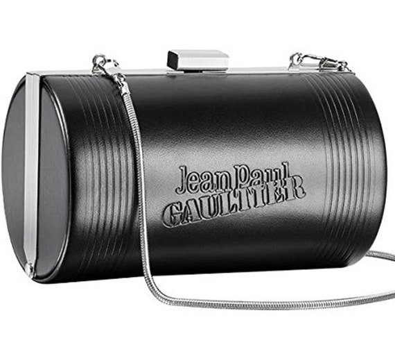 Vintage Jean Paul Gaultier Clutch Cylinder Bag le… - image 1