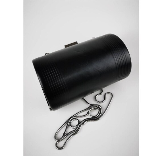 Vintage Jean Paul Gaultier Clutch Cylinder Bag le… - image 5