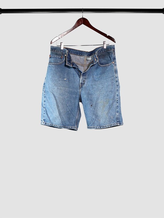 levis blue jean shorts Gem
