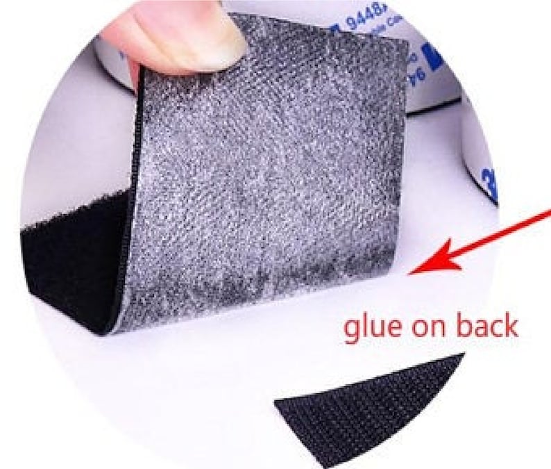 Glue on Velcro Backing to Convert Ironon Patches to Velcro Etsy