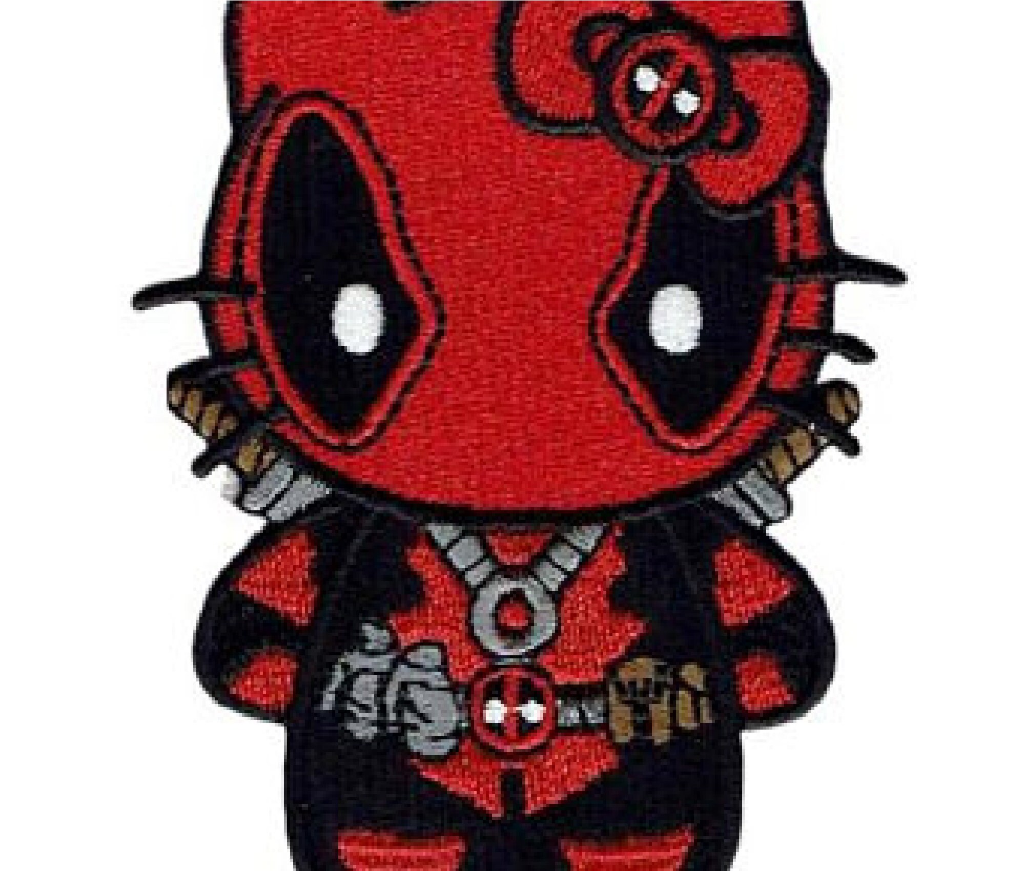 Hello Deadpool Kitty IronOn or Velcro® Brand Tactical Etsy