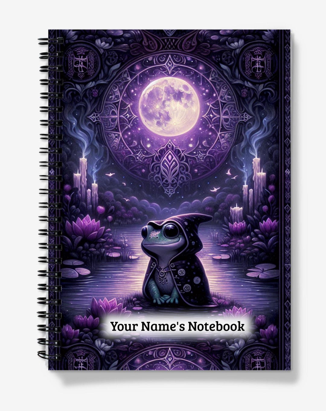 Personalized Gothic Frog Notebook: A4/A5 Lined Dot Grid Journal - Etsy