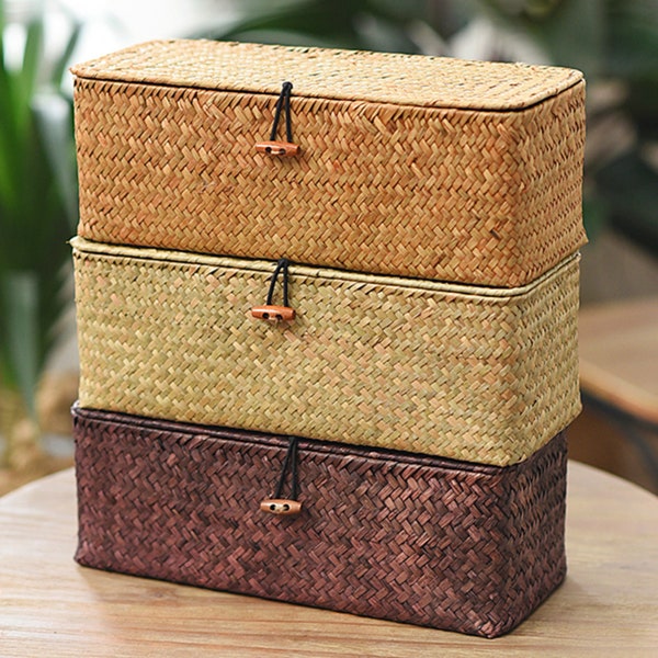 Basket With Lid - Etsy