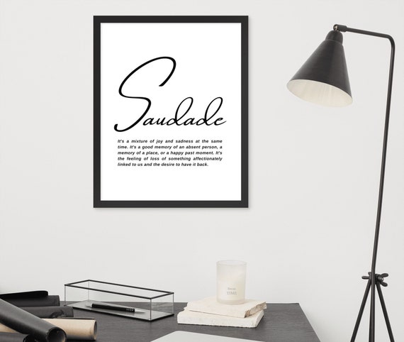 Saudade - Words Of Inspiration - Pin