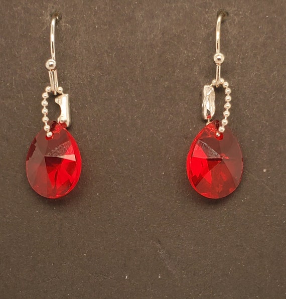 Swarovski ruby earrings online