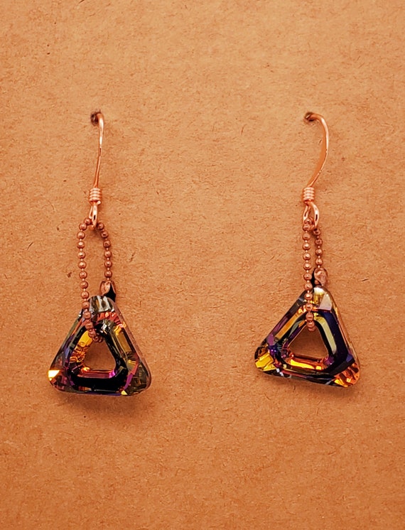Swarovski on sale volcano earrings