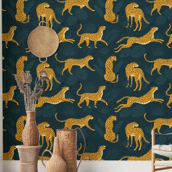 Palm Jungle by Cole & Son - Black - Wallpaper : Wallpaper Direct