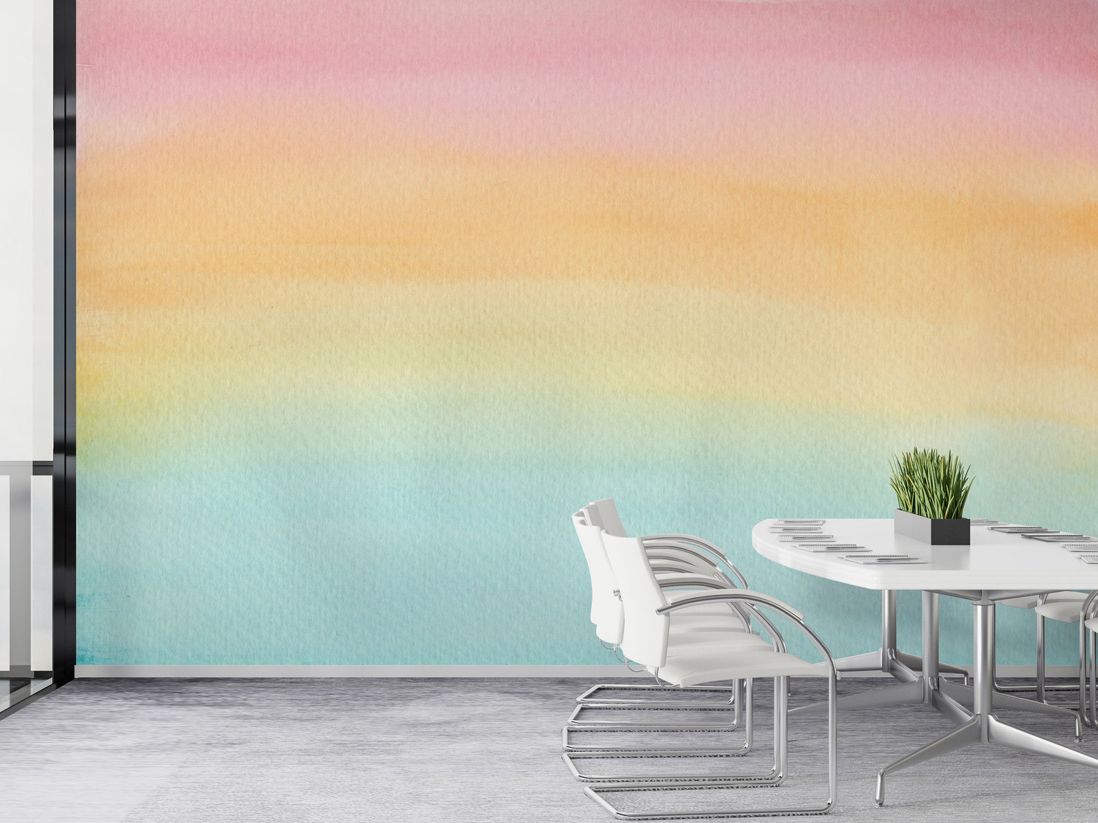 Peel and Stick Wallpaper Ombre Multicolor Wallpaper Blue to - Etsy