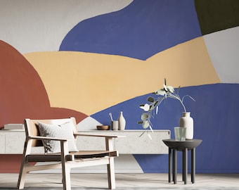 Abstrakte Bunte Kunst Moderne Mehrfarbige Tapete Wandbild-C11