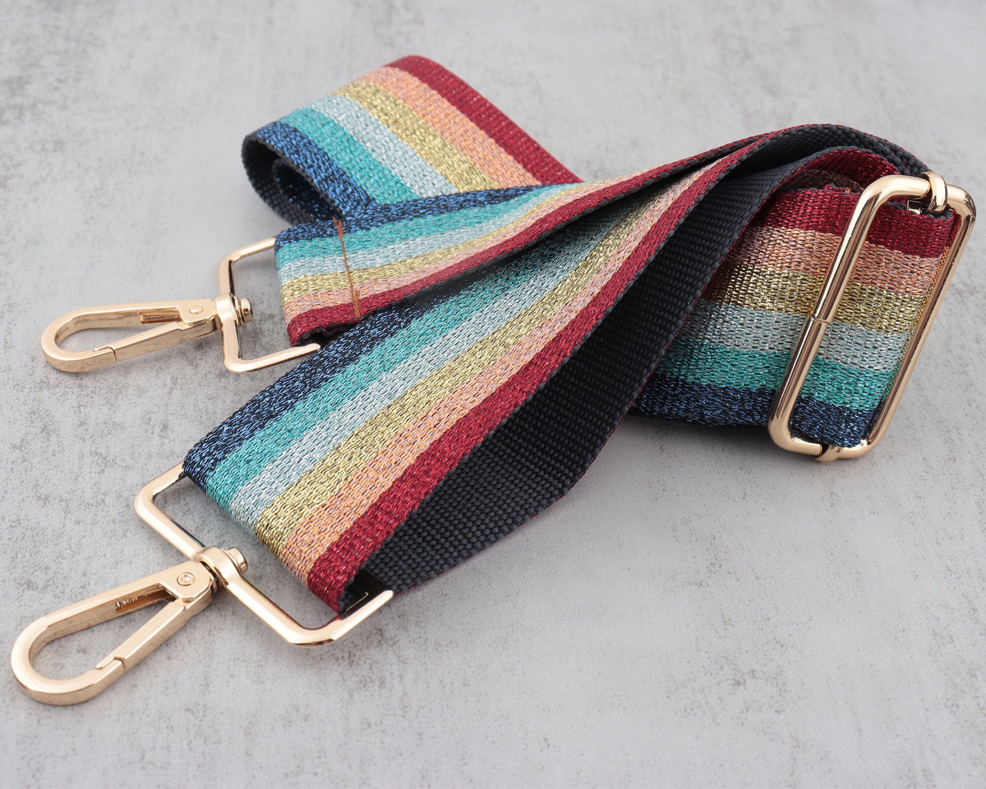 Rainbow bag shop strap
