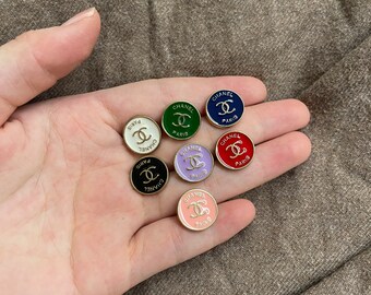 15mm-Veritable vintage  Chanel buttons