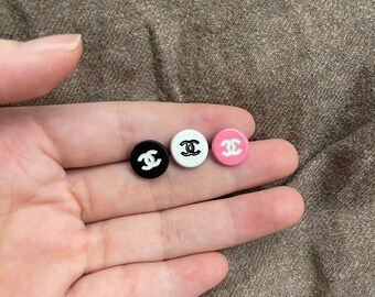 11 mm/15 mm - Mini boutons Chanel vintage