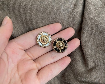 Botones Chanel vintage auténticos de 20 mm