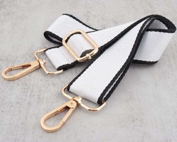 New Pure Color Cotton Webbing With PU Leather Long Shoulder Strap  Adjustable Shoulder Messenger Bag Accessories Bag O Bag Belts