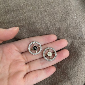 20 mm echte vintage Chanel-knopen afbeelding 1