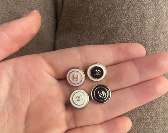 Botones Chanel vintage mini de 12 mm