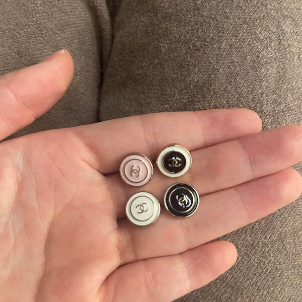 12mm-Mini vintage Chanel buttons