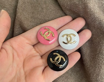 23 mm - Véritables boutons Chanel vintage